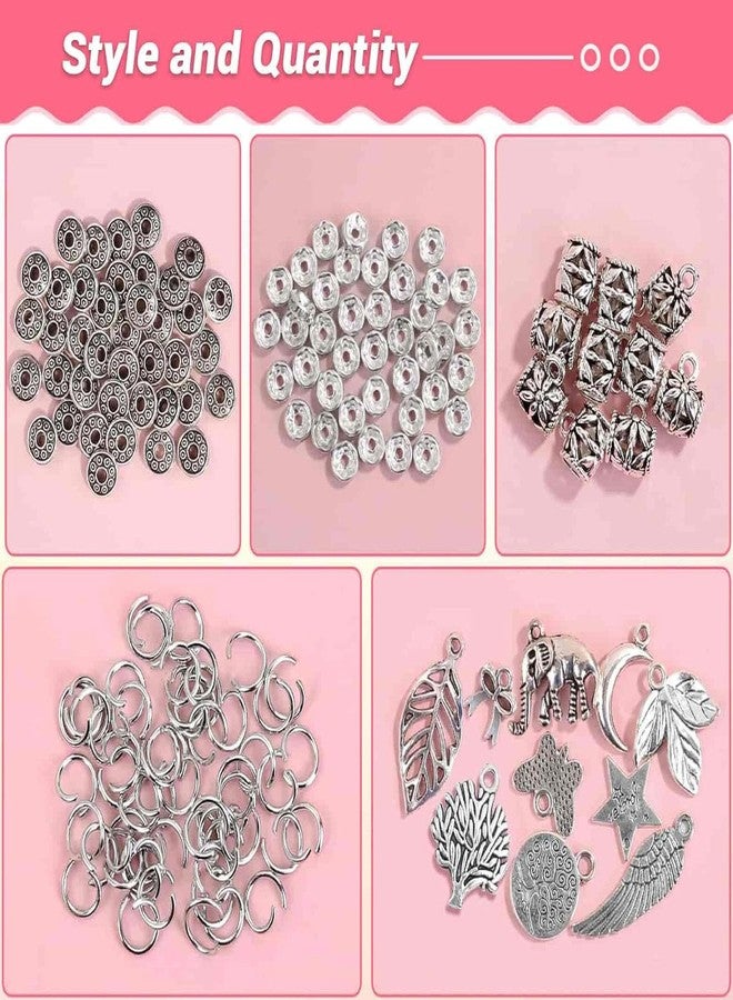 دي آي واي كرافتس مجموعة أدوات يدوية متنوعة غير مصنفة، خرز كريستالي، أحجار كريمة طبيعية لصنع الأساور والمجوهرات، خرز كريستالي، مجموعة صنع مجوهرات للكبار والصغار، 8-12 قطعة :- (260) (130) - Image 4